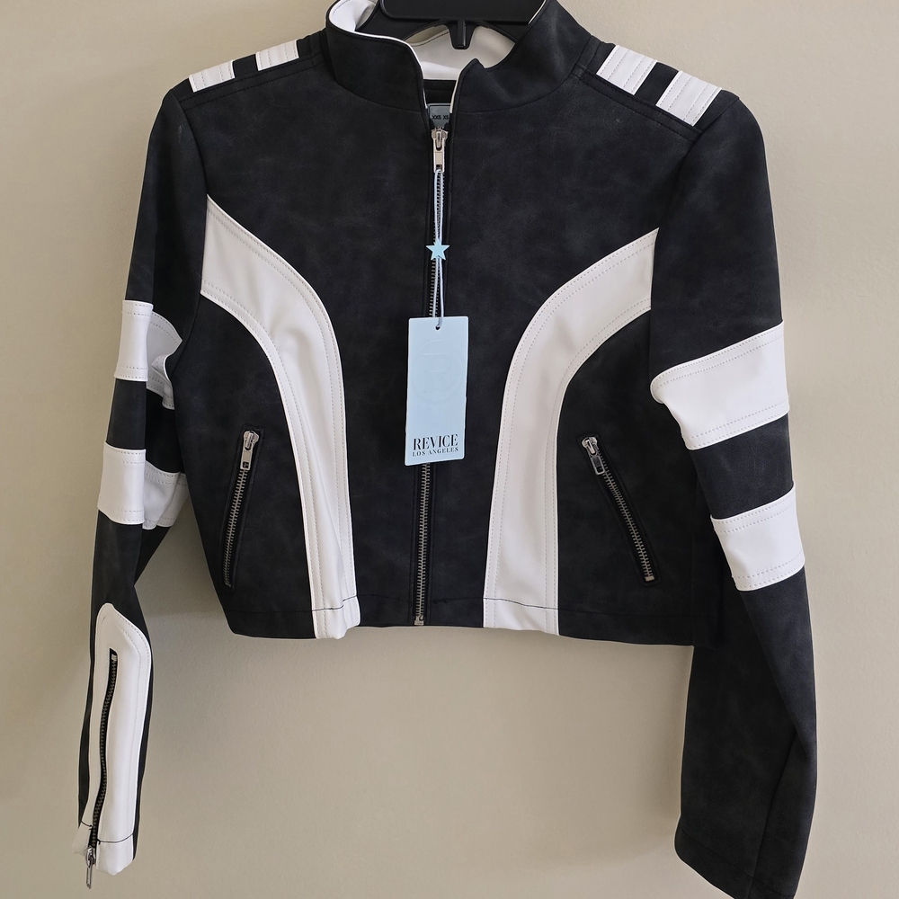 Revolve Black and White Women's Jacket